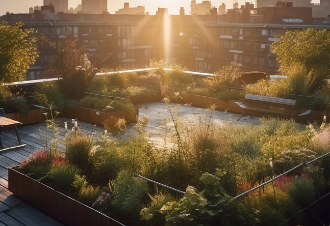 Gründach bei Extremwetter